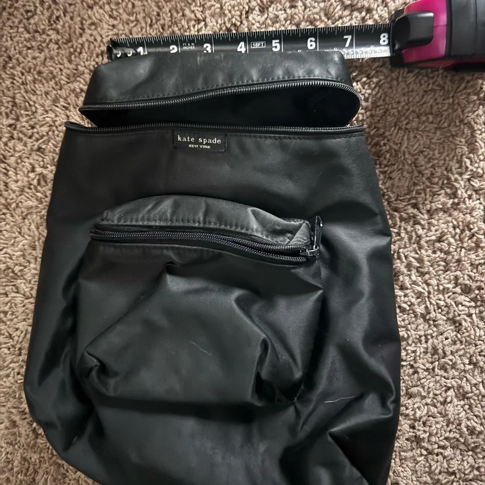 Kate Spade New York Black Nylon Backpack Mini Travel Bag